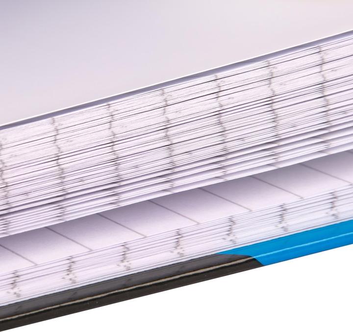 Produktbild Idena Kladde A5 liniert schwarz blau FSC-Mix (A5, Liniert, Harter Einband)