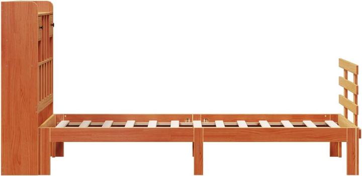 Produktbild VidaXL Massivholzbett Holzbett Bett Einzelbett Bettgestell 90x200cm Kiefernholz (90 x 200 cm)