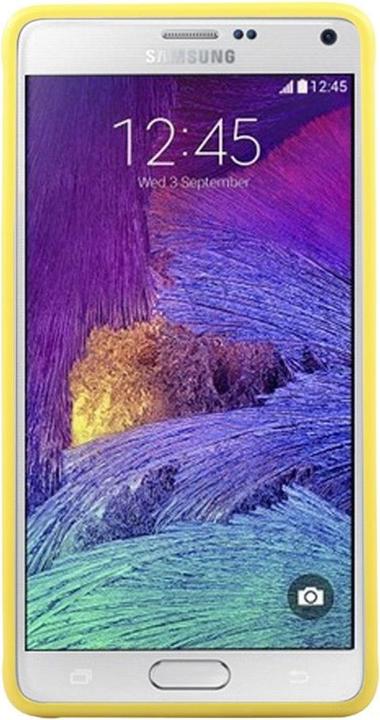 Produktbild König Design Schutzhülle TPU Case für Handy Samsung Galaxy Note 4 SM N910 Gelb (Samsung Galaxy Note 4)