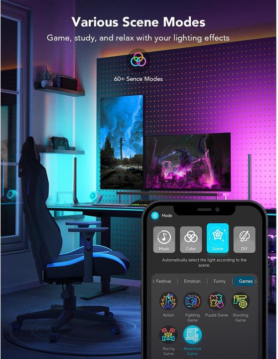 Image du produit Govee Barre lumineuse de jeu (160 lm)