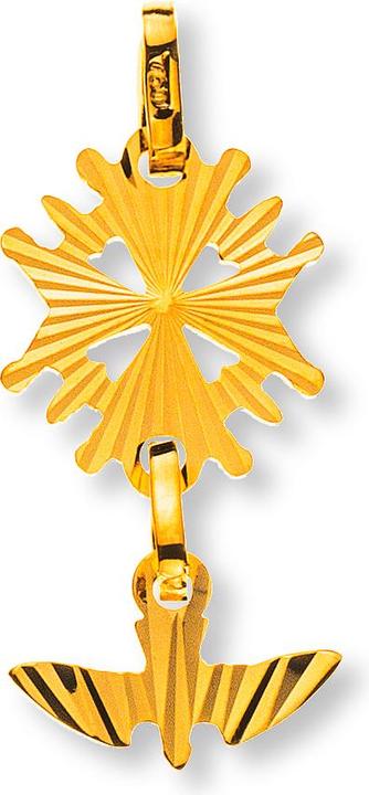Wassner AnhÃ¤nger Hugenotten-Kreuz Gelbgold 18K (Gold 750)