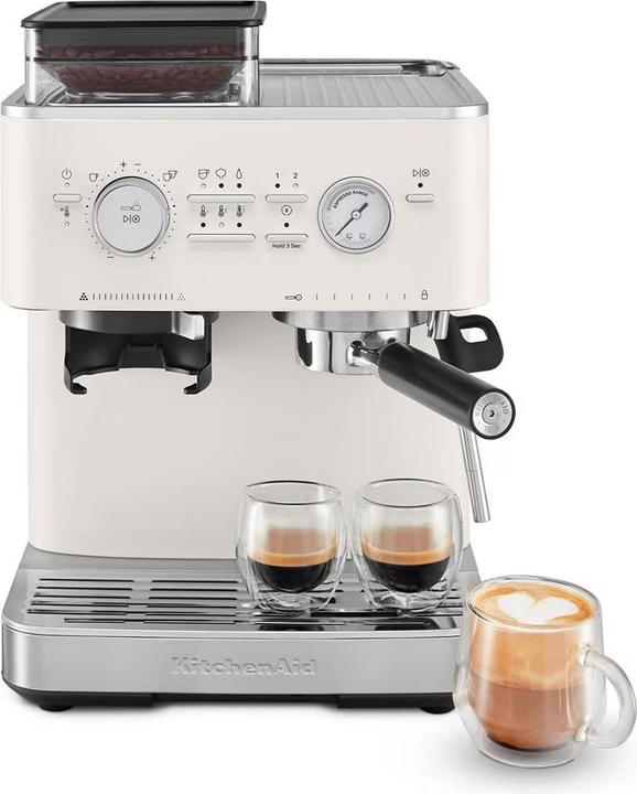Actual product image KitchenAid 5KES6551EPL Siebträgermaschine mit Mahlwerk (EU plug)