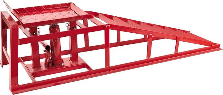 Image du produit Dema KFZ PKW Auffahrrampe Rampe Verladerampe mit Hydraulik Wagenheber 2000 kg 2 t