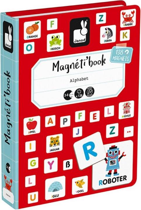 Actual product image Janod Magnet book fairy tale (German, English, Italian, French)