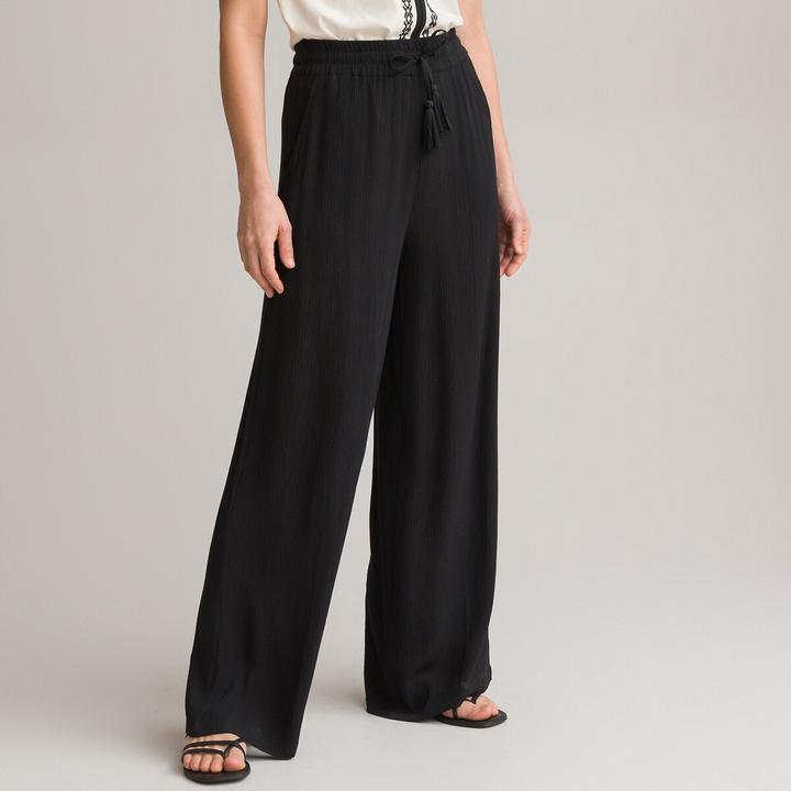 Produktbild Anne Weyburn Weite Hose aus Crepon (30)