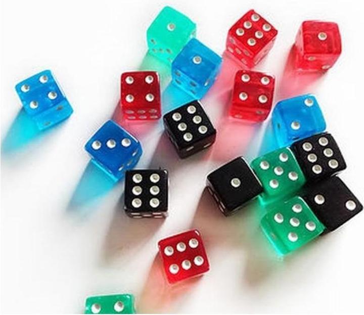 Actual product image FG024 - Tumblin-Dice: Dice Set 18 x Basic Dice
