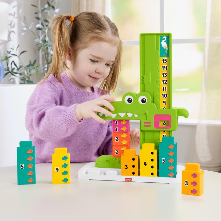 Produktbild Fisher-Price Mein Zahlen-Krokodil (Deutsch, Französisch, Italienisch, Englisch, Schweizerdeutsch)