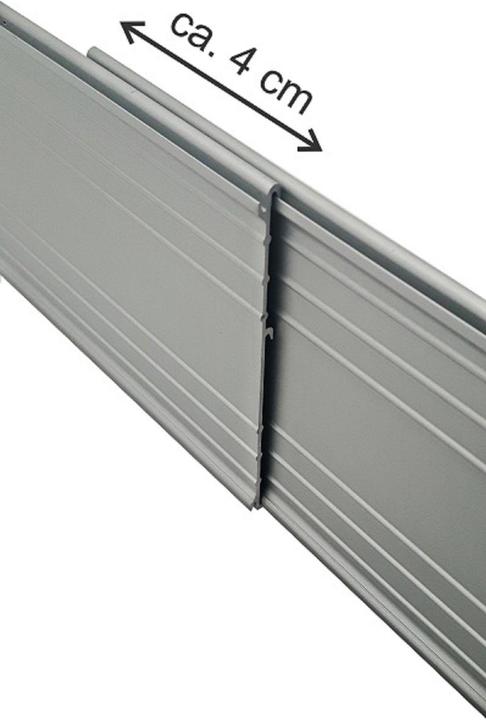 Produktbild Green Split Ultra Starke Alu Rasenkante 10cm x 100cm | Beeteinfassung | Beetumrandung | Beetbegrenzungen (100 cm)