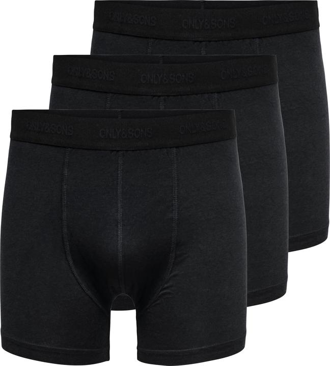 Image du produit Only & Sons Onsfitz Bamboo Boxer Logo 3-Pack Noos (XXL, Lot de 3)