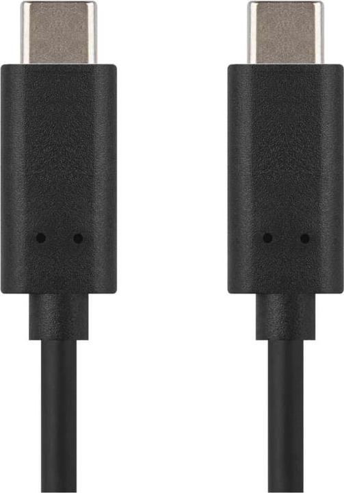 Produktbild Emos USB Kabel 2.0 C Stecker - USB C Stecker 2m, schwarz (2 m, USB 2.0, 100 W)