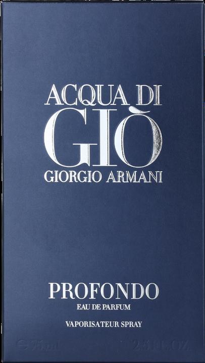Actual product image Giorgio Armani Acqua di Giò Profondo (Eau de parfum, 75 ml)