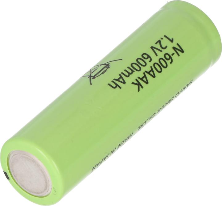Immagine prodotto Panasonic Akku Sanyo N-600AAK, N-600AAK Mignon AA NiCd (1 pz., AA, 600 mAh)