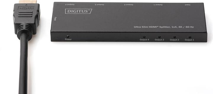 Immagine prodotto Digitus Splitter HDMI® ultra sottile, 1x4, 4K / 60 Hz