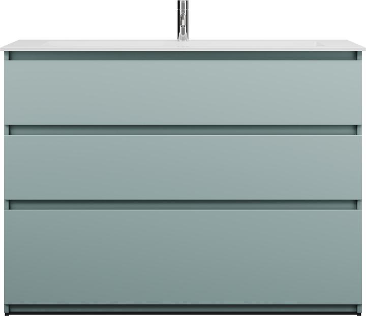 Immagine prodotto burgbad Lavabo in getto minerale Lin20 colore bianco lucido incluso mobiletto profondità 495 mm 3 c