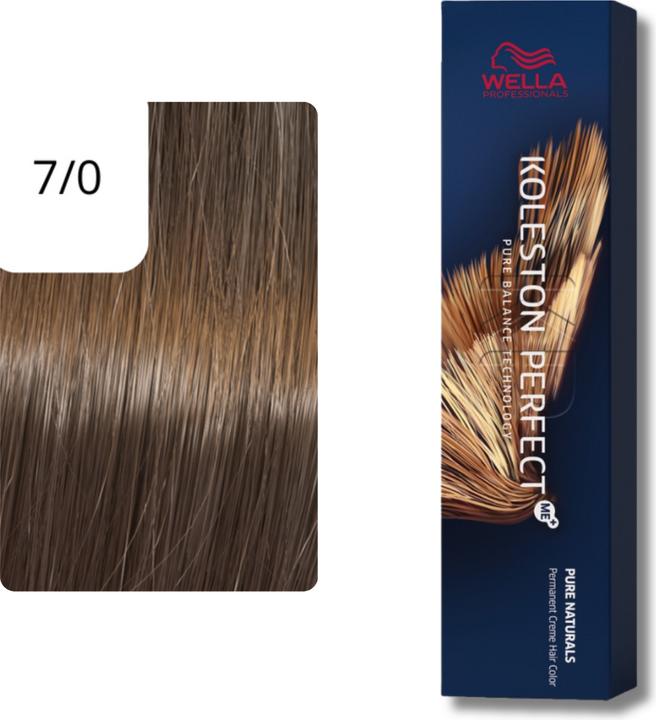 Actual product image Wella Koleston Perfect Me+ Pure Naturals (7/0 medium blonde)