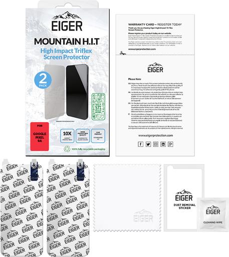 Produktbild Eiger Display-Folie (2er-Pack) Mountain H.I.T Clear (2 Stück, Google Pixel 9a)