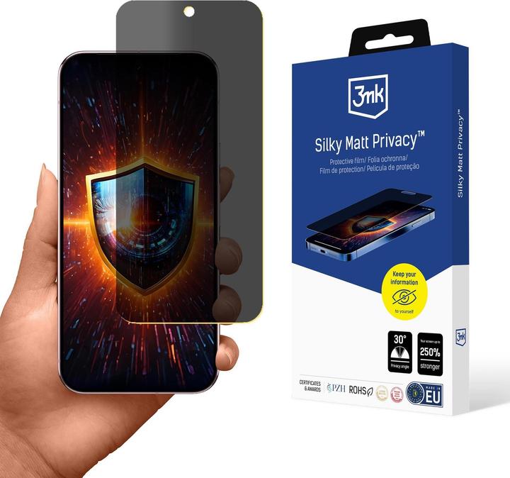 Actual product image 3MK Folia ochronna prywatyzujÄ ca matowa Silky Matt Privacy na Google Pixel 9 Pro XL (1 Piece, Google Pixel 9 Pro XL)