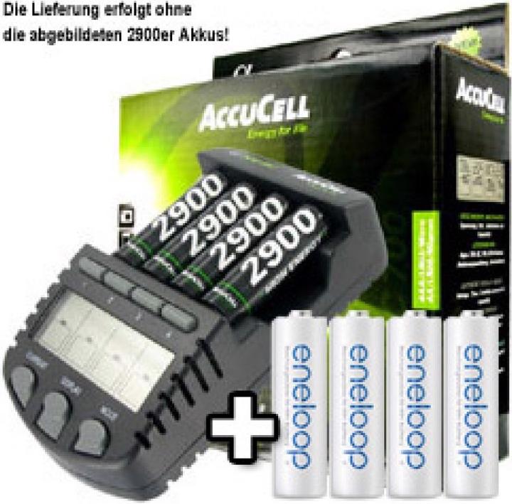 Immagine prodotto Sanyo Eneloop AAA HR-4UTGA e BC-700 LCD Quick Charger (4 pz., AAA, 700 mAh, Batteria + Caricabatterie)