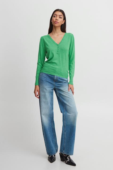 Actual product image B.young BYMMPIMBA1 BUTTON JUMPER - 20812781 (L)
