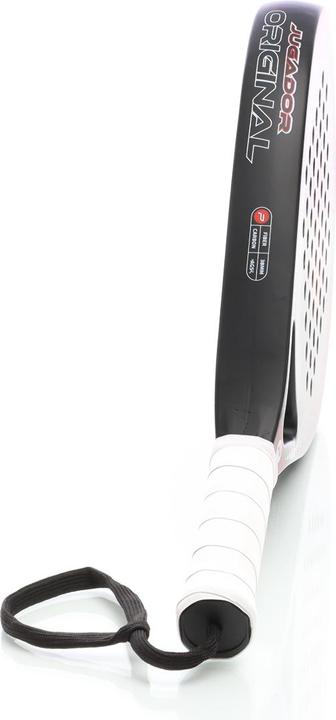 Actual product image Luxtri Padel Racket Jugador Teardrop Shape Black Red 360g Fibreglass EVA Padel Tennis