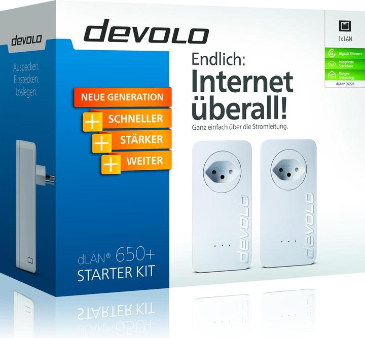 Image du produit Devolo dLAN 650+ Starter Kit (600 Mbit/s)