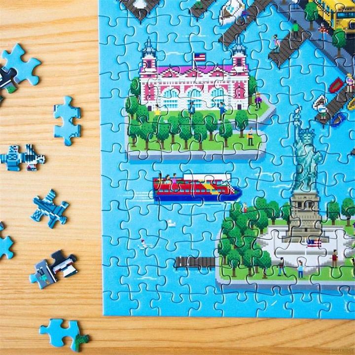 Produktbild Ravensburger 8-Bit Pixel Puzzle New York Level 2 500 Teile (500 Teile)