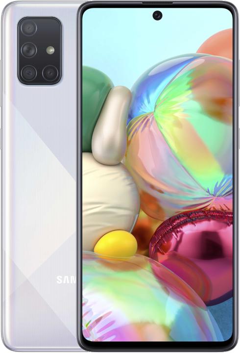 Image du produit Samsung Galaxy A71 (128 Go, Prism Crush Argent, 6.70", Double SIM + SD, 64 Mpx, 4G)