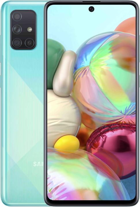 Produktbild Samsung Galaxy A71 (128 GB, Prism Crush Blue, 6.70", Dual SIM, 64 Mpx, 4G)