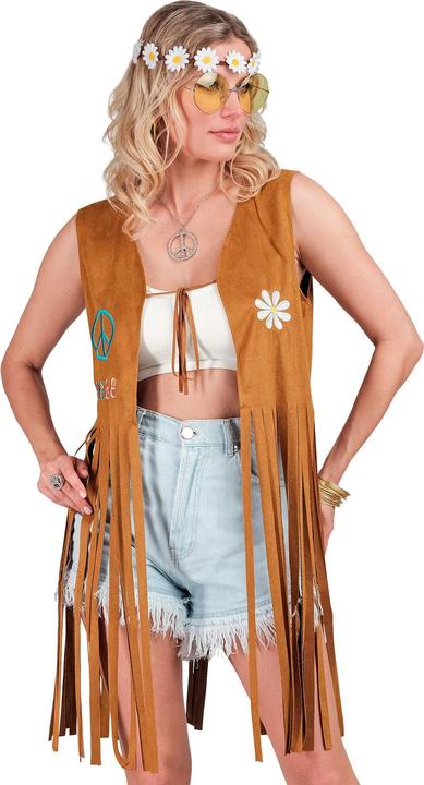 Actual product image Widmann 60s - Hippie waistcoat (S, M)