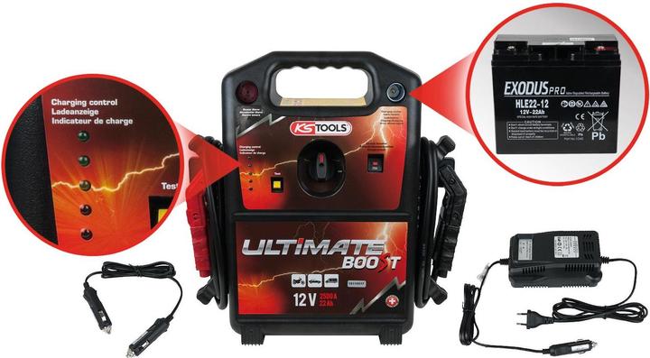 Immagine prodotto KS Tools 550.1810 (2500 A, 22000 mAh)