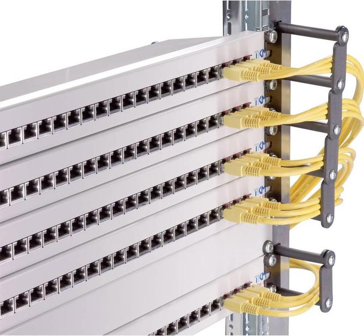 Actual product image Rittal Cable routing bars 19 inch attachment, 1U, 10 pc(s)