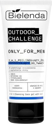 Bielenda Only For Men Outdoor Challenge 2-In-1 Peeling Cleansing Gel For Face 150g (Gel)