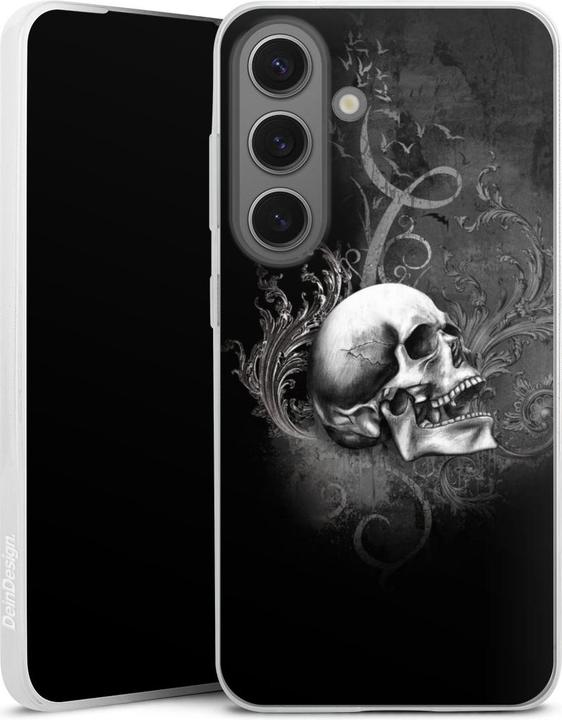 Produktbild DeinDesign Slim Case für Samsung Galaxy S25 Silikon Hülle Ultra Dünn Handyhülle Gothic Schädel Totenköpfe (Samsung Galaxy S25)