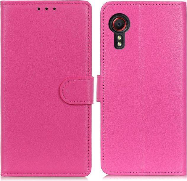 Actual product image MU Classic Litchi Leather Bookcover Series (Samsung Galaxy Xcover 5)