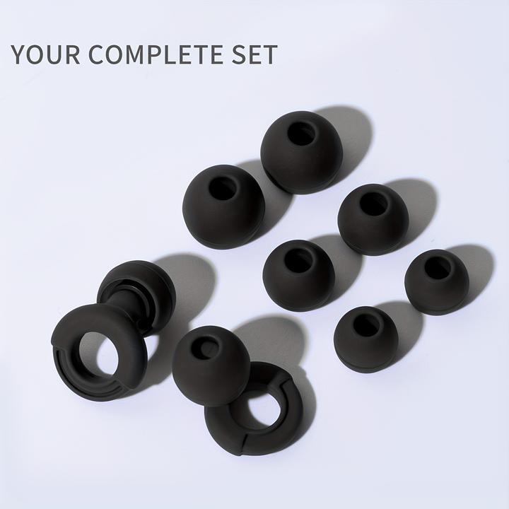 Image du produit PhoneLook Bouchons d'oreilles loop en silicone (3 tailles d'embout) réutilisables avec étui de rangement