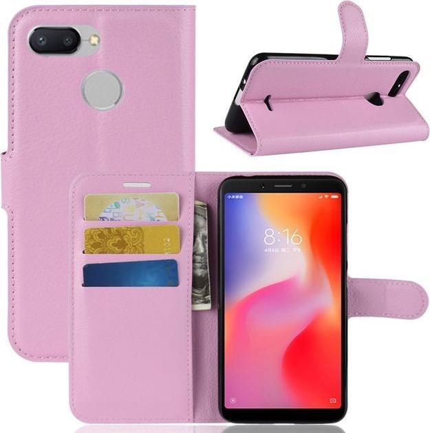 Immagine prodotto MU Classic Serie di copertine per libri in pelle Litchi (Xiaomi Redmi 6)