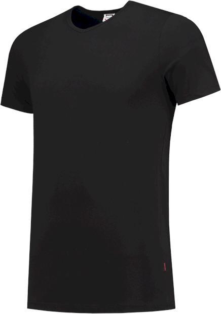 Tricorp 101012WhiteL T-Shirt Elastaan Slim Fit V Hals (L)