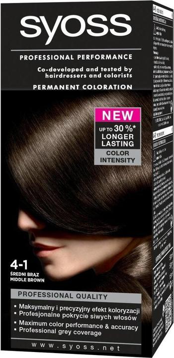 Syoss Permanent Color 4-1 (4-1 Medium Brown)
