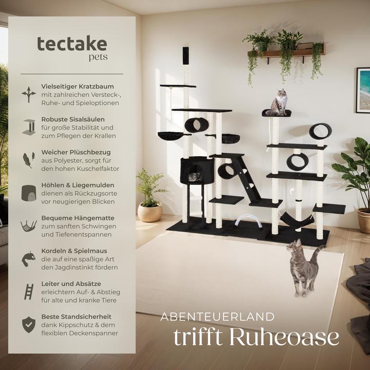 Produktbild tectake Snooky (234 cm, Schwarz)