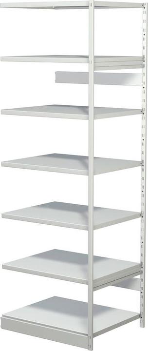 Kerkmann Progress heavy-duty shelving 50956011 light grey 75.0 x 60.0 x 225.0 cm