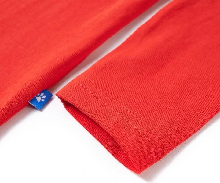 Immagine prodotto VidaXL Camicia da bambino a maniche lunghe rosso 104,Materiale: 100 % cotone,Colore (104)