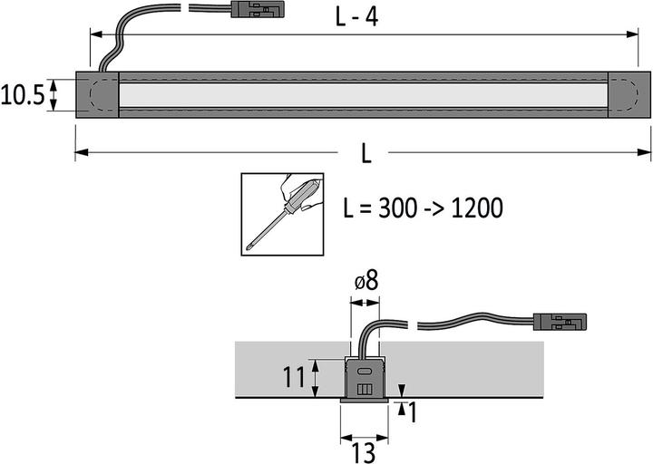 Actual product image Halemeier LED recessed luminaires FineLite 12 V (252 lm)