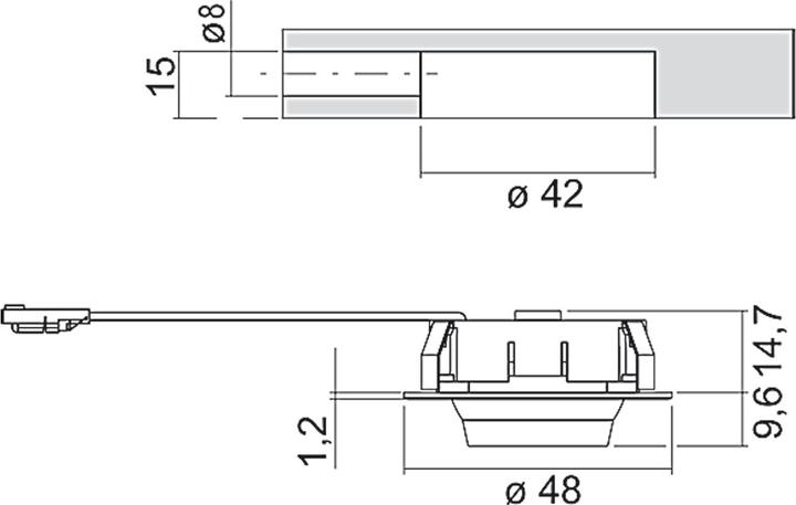 Produktbild L&S LED Einbauleuchten Emotion Super Spot 12 V (80 lm)