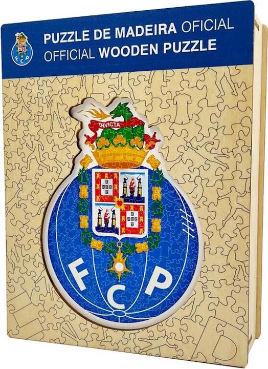 Actual product image Iconic FC Porto - Logo - Wooden Puzzle Size S (150 pieces) (150 pieces)
