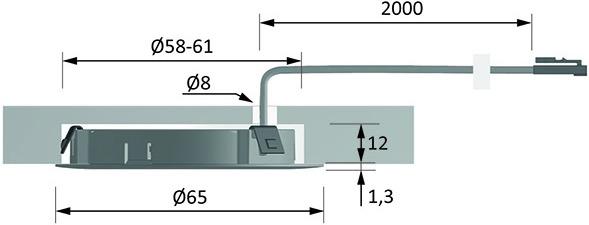 Produktbild Halemeier LED Ein-/Anbauleuchten EcoPower Flood 12 V (88 lm)