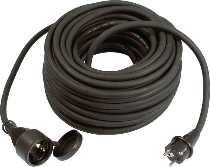Image du produit Weingärtner Rallonge caoutchouc 230V 25m IP44 Agréé. H07RN-F 3G1,5 (16A) (25 m)