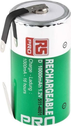Produktbild Rs Pro Akku NiMH Typ D 10000mAh (1 Stk., D, 10000 mAh)