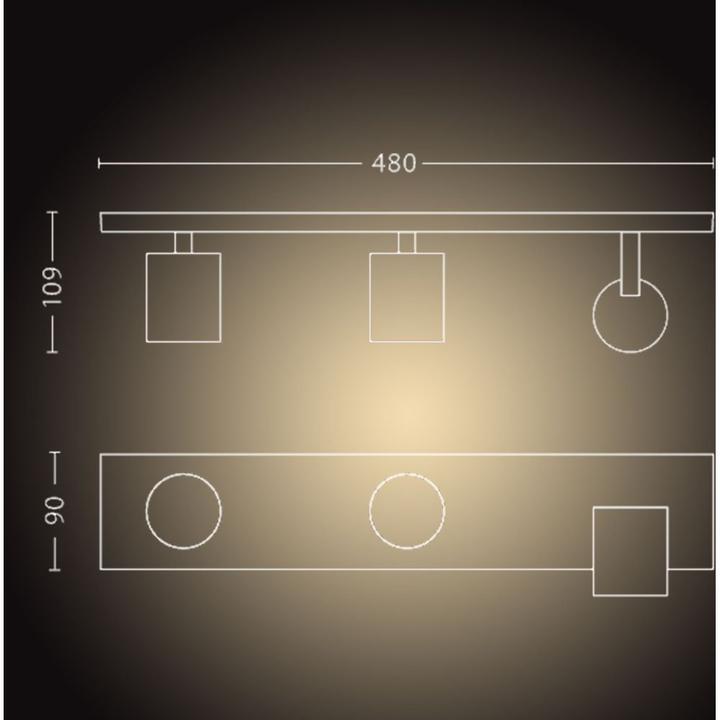 Immagine prodotto Philips Hue Runner Basis BT (1050 lm, GU10)