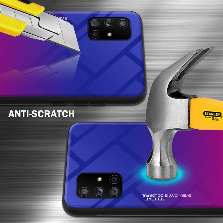 Image du produit Cadorabo Couverture en verre TPU 2 couleurs (Samsung Galaxy A71 5G)