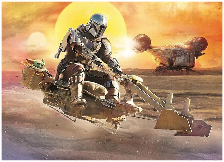 Produktbild Ravensburger 4 Puzzles of 100 Pieces - The Mandalorian (400 Teile)
